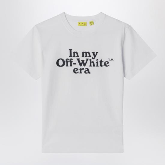 26SS [키즈] 오프화이트 반팔 티셔츠 OBAA002S26JER007 White