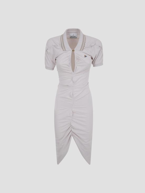 26SS 비비안웨스트우드 미디 원피스 16010051J00AU J402 LILAC ASH