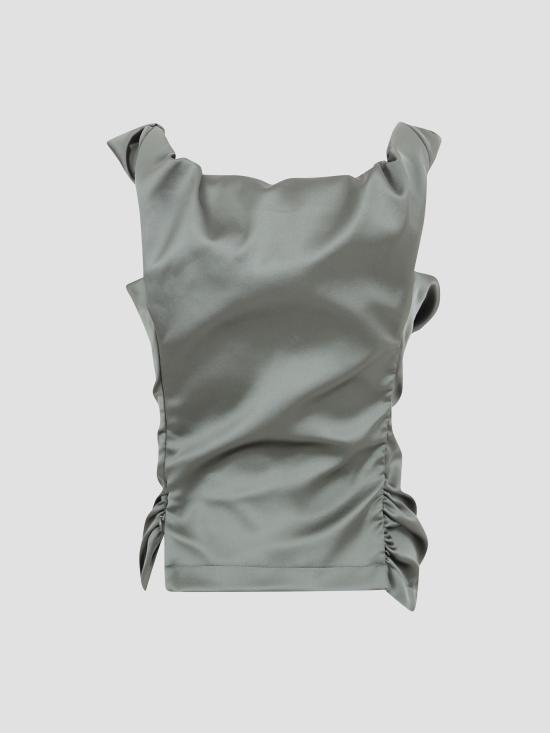 26SS 비비안웨스트우드 셔츠 15050019W01CA M411 GREEN - VIVIENNE WESTWOOD