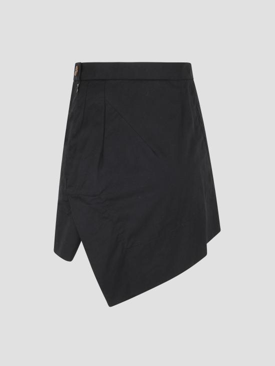 26SS 비비안웨스트우드 미디 스커트 1K01002RW01CC N401 BLACK - VIVIENNE WESTWOOD