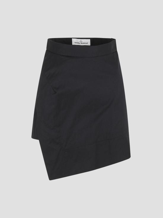 26SS 비비안웨스트우드 미디 스커트 1K01002RW01CC N401 BLACK