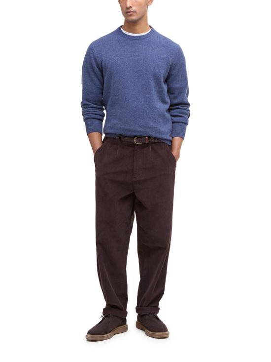 25FW 바버 스웨터 MKN0584 MKNIN72 BLUE - BARBOUR