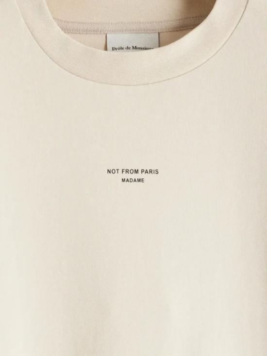 26SS 드롤드무슈 반팔 티셔츠 TS202CO002 SD Beige - DROLE DE MONSIEUR