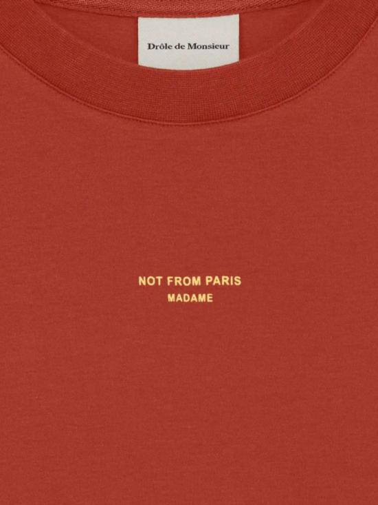 26SS 드롤드무슈 반팔 티셔츠 TS202CO002 DRD Red - DROLE DE MONSIEUR