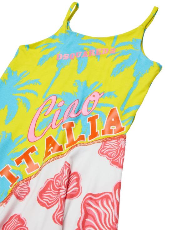 26SS [키즈] 디스퀘어드2 원피스 DQ3333D0AHC DQ003 MultiColour - DSQUARED2
