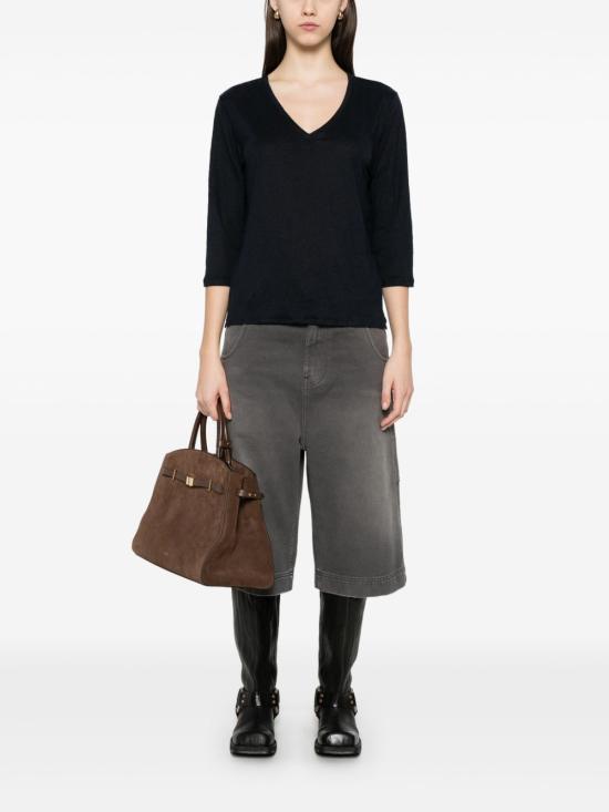 26SS 마제스틱필라쳐 스웨터 E26M011FTS598 003 Blue - MAJESTIC FILATURES