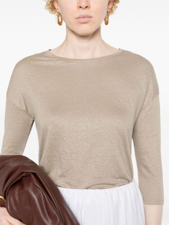 26SS 마제스틱필라쳐 스웨터 E26M011FTS144 683 Beige - MAJESTIC FILATURES