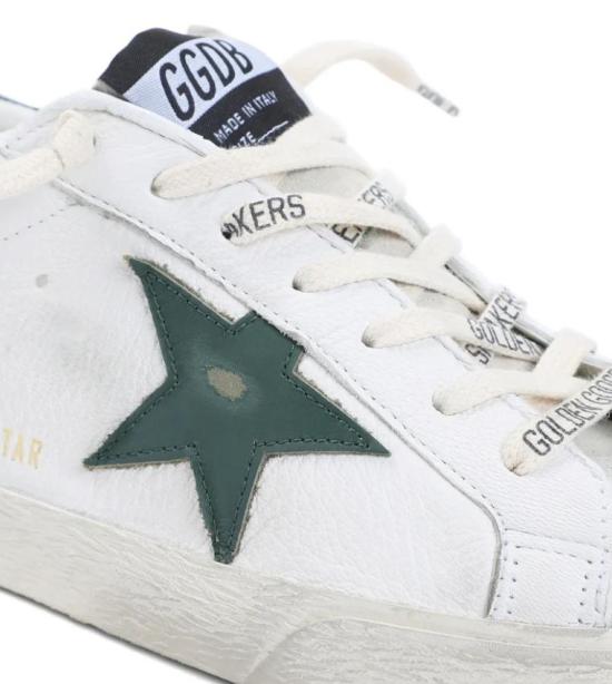 26SS 골든구스 슈퍼스타 스니커즈 GMF00101F008113 10502 WHITE GREEN - GOLDEN GOOSE