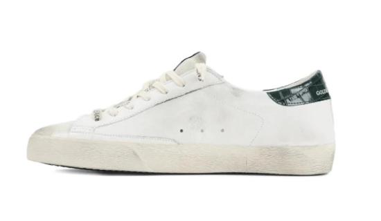 26SS 골든구스 슈퍼스타 스니커즈 GMF00101F008113 10502 WHITE GREEN - GOLDEN GOOSE
