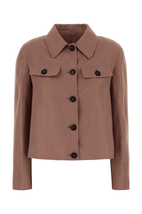 26SS 브루넬로 쿠치넬리 리넨 다이어고널 재킷 MH5277581 C9399 Pink