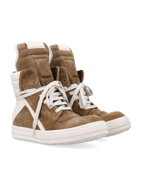 26SS 릭 오웬스 탬플 지오바스켓 하이 스니커즈 RP01F6894LCSUCO 10411 SUMI BROWN MILK MILK - RICK OWENS