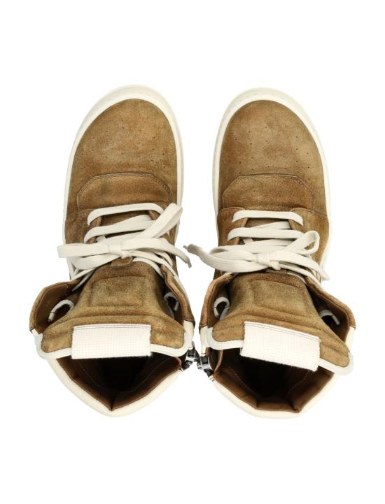 26SS 릭 오웬스 탬플 지오바스켓 하이 스니커즈 RP01F6894LCSUCO 10411 SUMI BROWN MILK MILK - RICK OWENS
