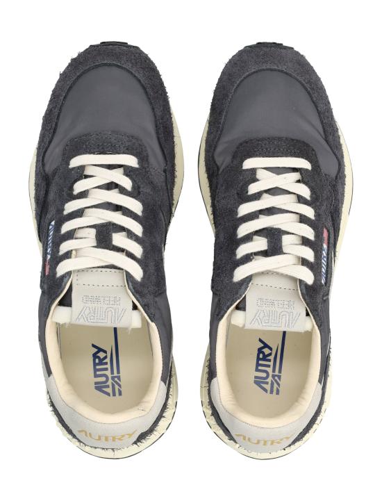 26SS 오트리 릴윈드 로우 나일론 스웨이드 스니커즈 WWLMNC05 WB WHITE BLACK - AUTRY