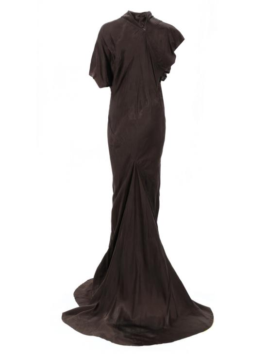 26SS 릭 오웬스 미디 원피스 RP01F6500 N78 BROWN - RICK OWENS