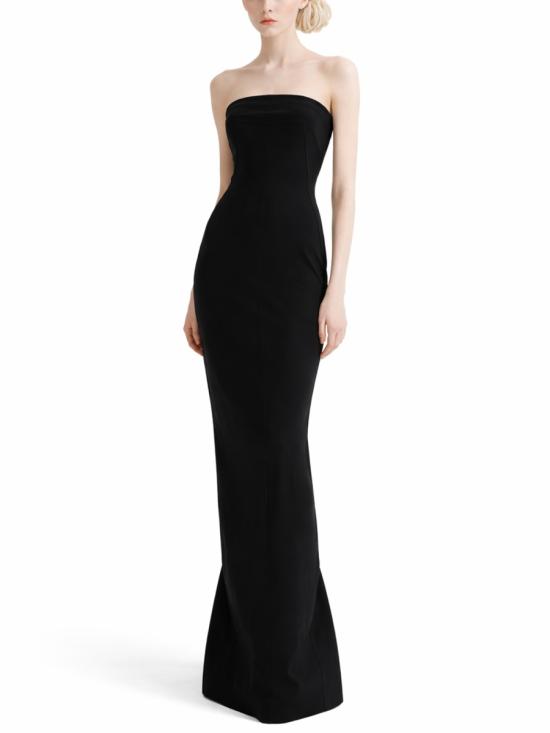 26SS 릭 오웬스 미디 원피스 RP01F6524 SY09 BLACK - RICK OWENS