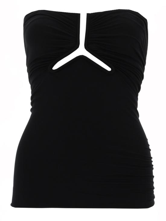 26SS 릭 오웬스 반팔 티셔츠 RP01F6123 JNDB09 BLACK