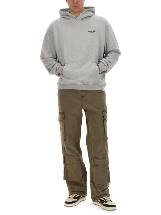  리프레젠트 후드 티셔츠 OCM41113 158 GREY - REPRESENT