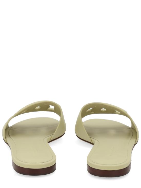 26SS 돌체앤가바나 DG 로고 카프스킨 슬리퍼 CQ0436AY32980527 VERDE CHIARO - DOLCE & GABBANA