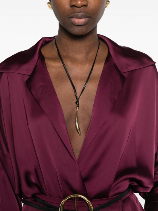 26SS 노마카말리 셔츠 ST425BSA183043 PURPLE - NORMA KAMALI