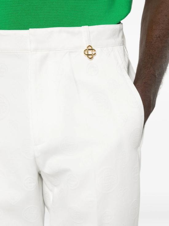 26SS 카사블랑카 스트레이트 팬츠 MSP26TR37901 WHITE - CASABLANCA