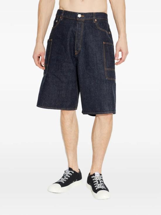 26SS 겐조 스트레이트 팬츠 FG55DS4026U1DM NAVYBLUE - KENZO