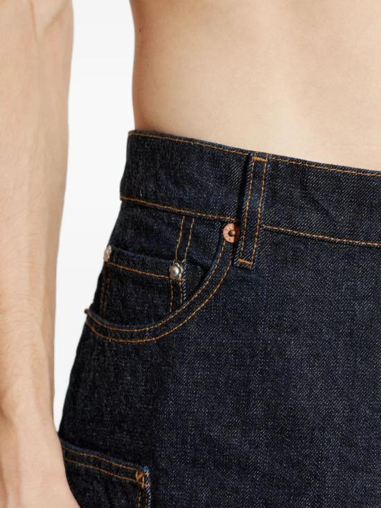 26SS 겐조 스트레이트 팬츠 FG55DS4026U1DM NAVYBLUE - KENZO