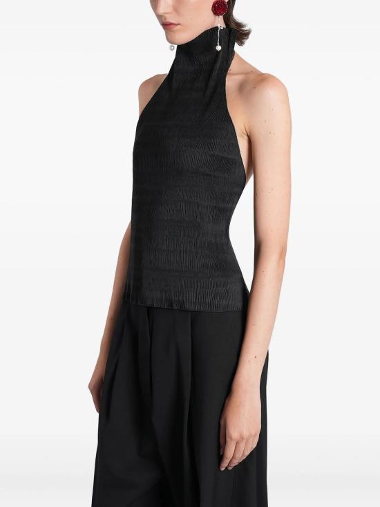 25FW 마그다뷰트림 반팔 티셔츠 224925AW25TOP03B BLACK