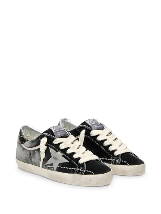 26SS 골든구스 벨벳 어퍼 라미네이티드 스타 슈퍼스타 스니커즈 GWF01002F00814381501 BLACK - GOLDEN GOOSE