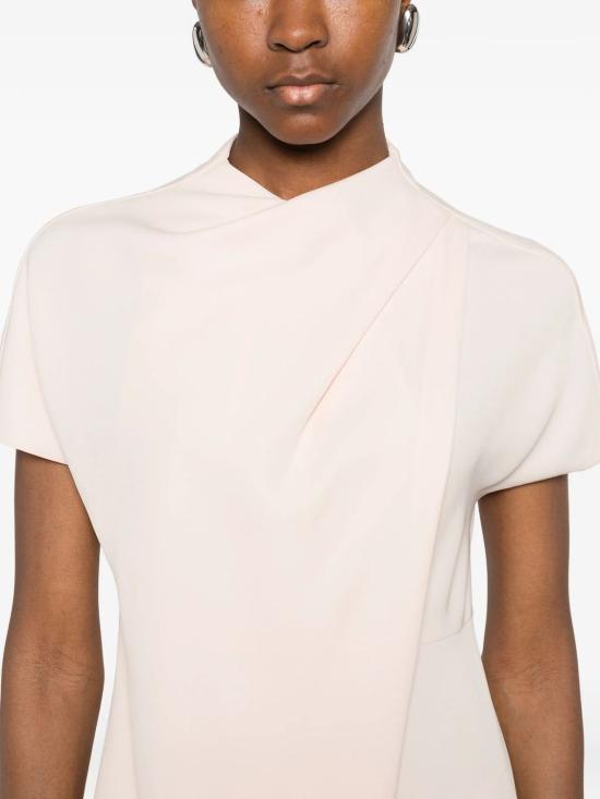 26SS 엠포리오 아르마니 미디 원피스 EW003203AF10206U4128 PINK - EMPORIO ARMANI