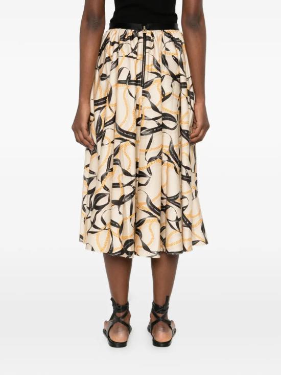 26SS 엘리자베타프랜치 미디 스커트 GO15161E2045CR BEIGE - ELISABETTA FRANCHI