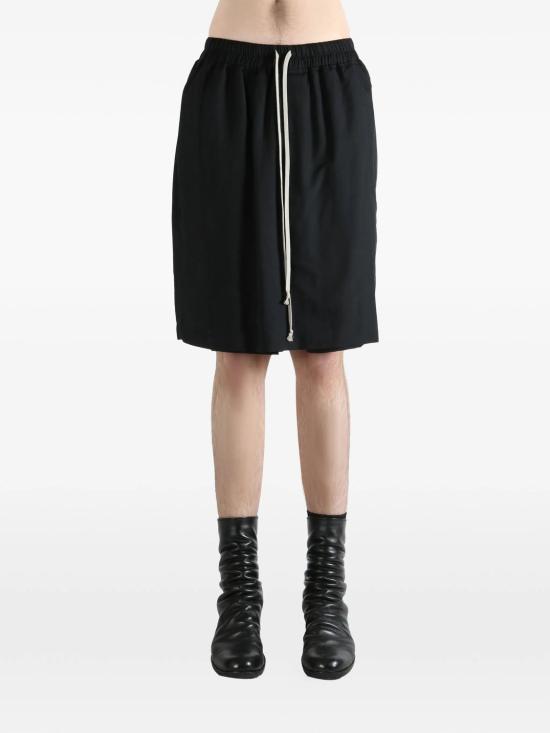 26SS 릭 오웬스 스트레이트 팬츠 RU01F2385WG09 BLACK - RICK OWENS