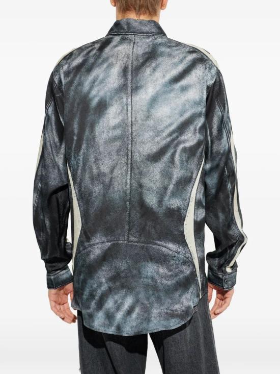 26SS 디젤 가죽 자켓 A210160BMCZ9XX BLACK - DIESEL