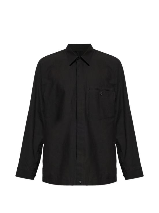 26SS 옴므 플리세 이세이 미야케 긴팔 셔츠 HP66FJ30115BL BLACK