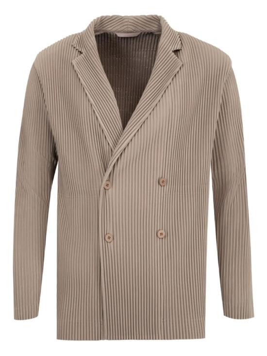 25FW 옴므 플리세 이세이 미야케 자켓 HP58JD15116RIVERS BROWN