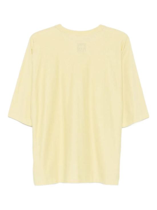 25FW 옴므 플리세 이세이 미야케 반팔 티셔츠 HP58JK32050LIGHTY YELLOW - HOMME PLISSE' ISSEY MIYAKE