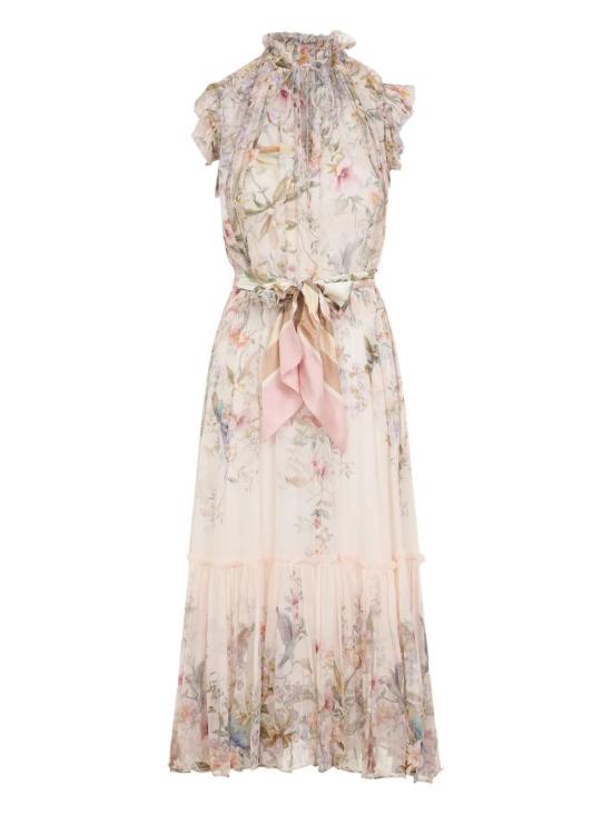 26SS 짐머만 미디 원피스 7280DC261 BEIGE