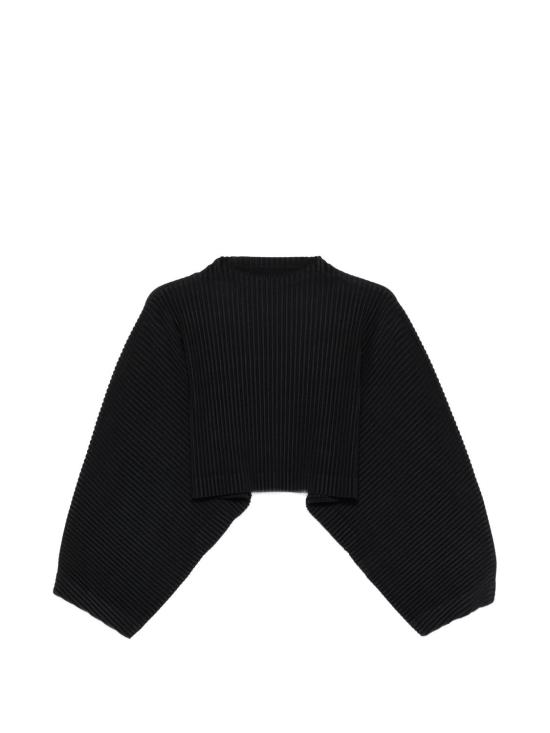 26SS 옴므 플리세 이세이 미야케 스웨터 HP66JK17115BL BLACK