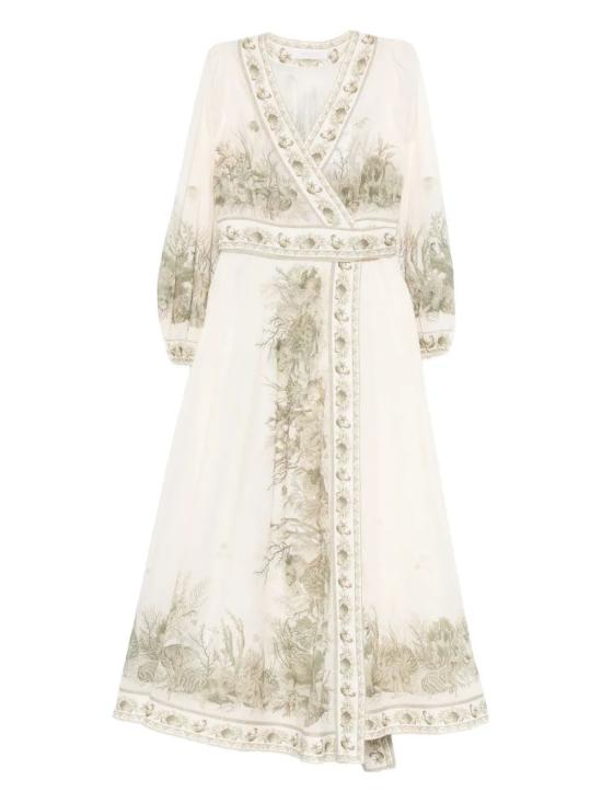 26SS 짐머만 미디 원피스 2456DRS262 GREEN