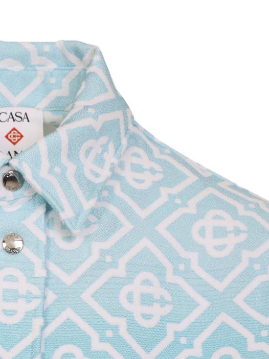 26SS 카사블랑카 긴팔 셔츠 MSP26JK44901 LIGHTBLUE - CASABLANCA