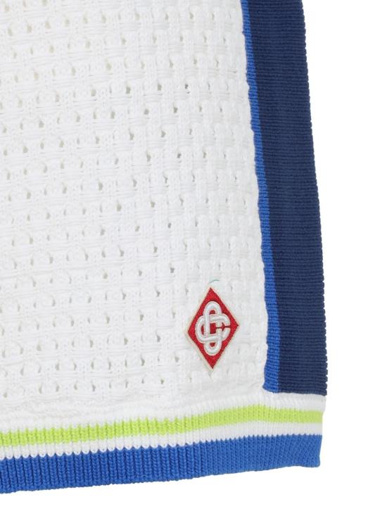 26SS 카사블랑카 스트레이트 팬츠 SS26KW131101 WHITE - CASABLANCA