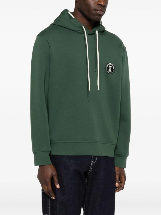 26SS 엠포리오 아르마니 후드 티셔츠 EM005210AF10013U7263 GREEN - EMPORIO ARMANI