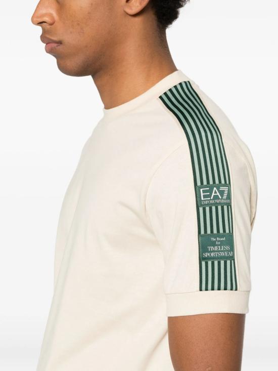 26SS 엠포리오 아르마니 반팔 티셔츠 7M001507AF16548U1088 BEIGE - EMPORIO ARMANI