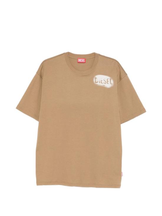 26SS 디젤 반팔 티셔츠 A199810QIAM7DG BEIGE