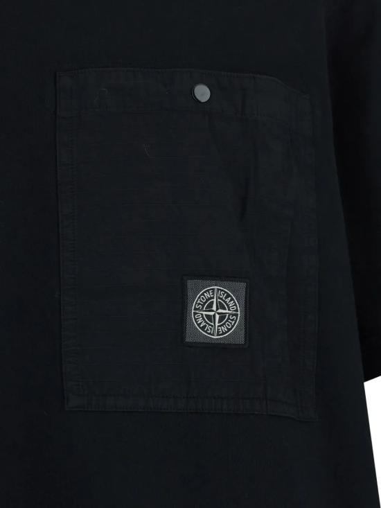 26SS 스톤 아일랜드 반팔 티셔츠 L1S15214S115V29 BLACK - STONE ISLAND