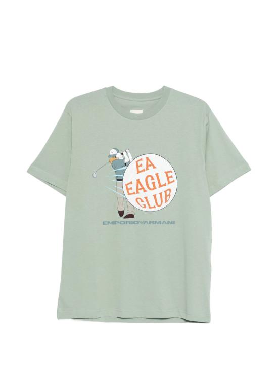 26SS 엠포리오 아르마니 반팔 티셔츠 EM001717AF14836F7152 GREEN