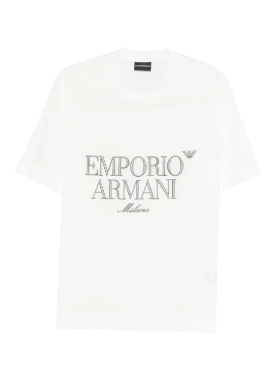 26SS 엠포리오 아르마니 반팔 티셔츠 EM005359AF13715U0003 WHITE