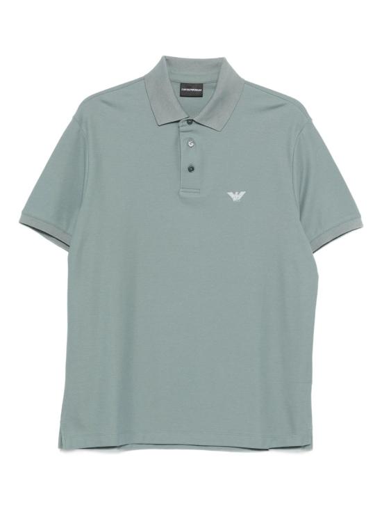 26SS 엠포리오 아르마니 반팔 티셔츠 EM005358AF10497U9170 GREEN