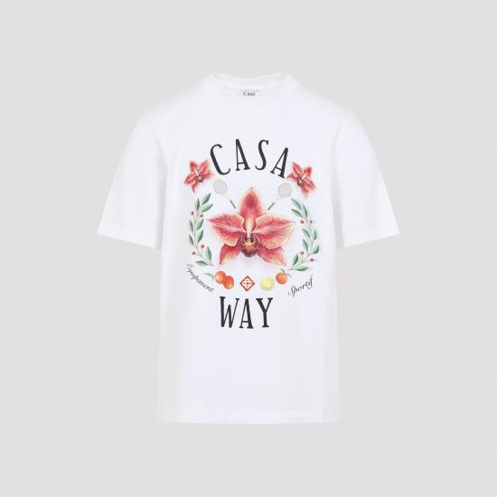 26SS 카사블랑카 반팔 티셔츠 MSP26JTS00115 WHITE