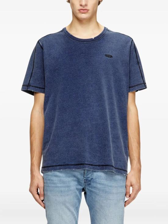 26SS 디젤 반팔 티셔츠 A202630QMBS01A NAVYBLUE - DIESEL