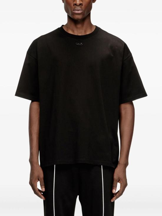 26SS 디젤 반팔 티셔츠 A200490NIAX9XX BLACK - DIESEL